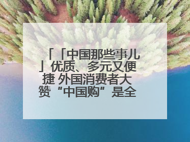「中国那些事儿」优质、多元又便捷 外国消费者大赞“中国购”是全新体验！
