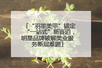 “羽墨美甲”锚定“一站式”新赛道，明星品牌破解美业服务断层难题