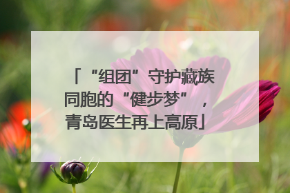 “组团”守护藏族同胞的“健步梦”，青岛医生再上高原