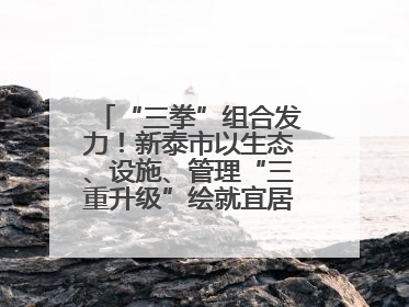 “三拳”组合发力！新泰市以生态、设施、管理“三重升级”绘就宜居新画卷