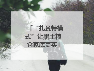 “扎赉特模式”让黑土粮仓家底更实