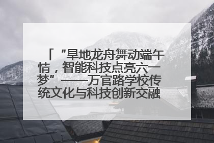 “旱地龙舟舞动端午情，智能科技点亮六一梦”——万官路学校传统文化与科技创新交融的精彩盛宴