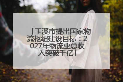 玉溪市提出国家物流枢纽建设目标：2027年物流业总收入突破千亿