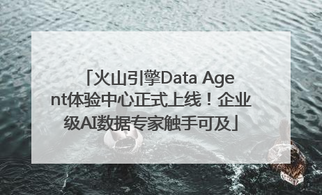 火山引擎Data Agent体验中心正式上线！企业级AI数据专家触手可及