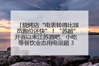 烧烤店“电表转得比球员跑位还快”！“苏超”开赛以来江苏酒吧、小吃等餐饮业态用电量超 3.5 亿千瓦时