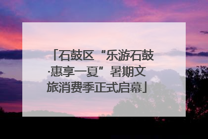 石鼓区“乐游石鼓·惠享一夏”暑期文旅消费季正式启幕