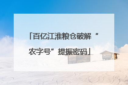 百亿江淮粮仓破解“农字号”提振密码