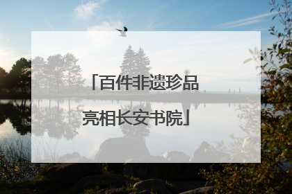 百件非遗珍品亮相长安书院