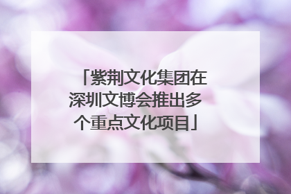 紫荆文化集团在深圳文博会推出多个重点文化项目
