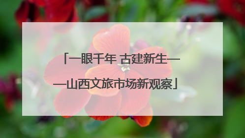一眼千年 古建新生——山西文旅市场新观察