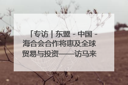 专访｜东盟－中国－海合会合作将惠及全球贸易与投资——访马来西亚亚太“一带一路”共策会高级研究员本恩·纳戈拉