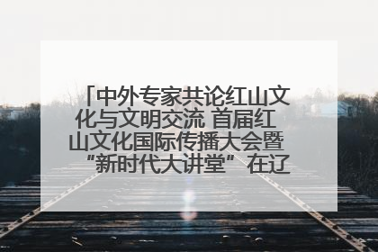 中外专家共论红山文化与文明交流 首届红山文化国际传播大会暨“新时代大讲堂”在辽宁朝阳举办