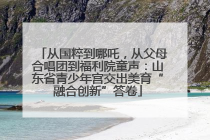 从国粹到哪吒，从父母合唱团到福利院童声：山东省青少年宫交出美育“融合创新”答卷