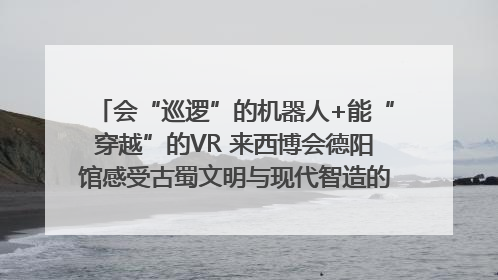 会“巡逻”的机器人+能“穿越”的VR 来西博会德阳馆感受古蜀文明与现代智造的时空对话｜西博视界