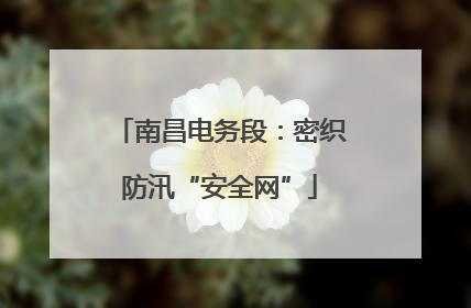 南昌电务段：密织防汛“安全网”