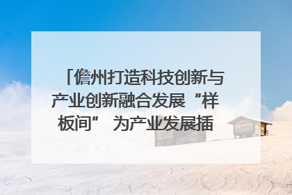 儋州打造科技创新与产业创新融合发展“样板间” 为产业发展插上科技“翅膀”