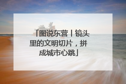 图说东营丨镜头里的文明切片，拼成城市心跳
