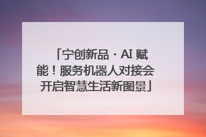 宁创新品・AI 赋能！服务机器人对接会开启智慧生活新图景