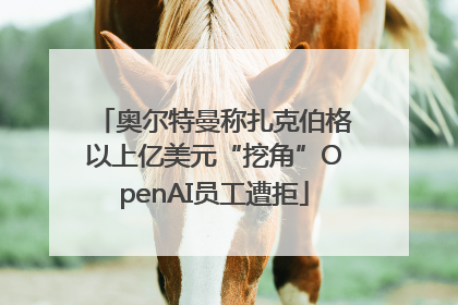 奥尔特曼称扎克伯格以上亿美元“挖角”OpenAI员工遭拒