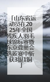 山东省运动员在2025年全国残疾人羽毛球锦标赛暨东京聋奥会选拔赛中斩获3银1铜