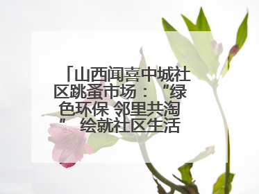 山西闻喜中城社区跳蚤市场：“绿色环保 邻里共淘” 绘就社区生活多彩画卷