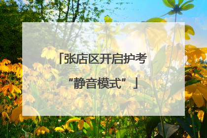 张店区开启护考“静音模式”