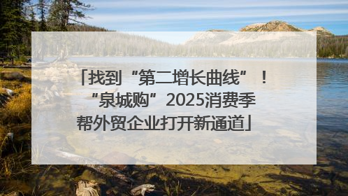 找到“第二增长曲线”！“泉城购”2025消费季帮外贸企业打开新通道