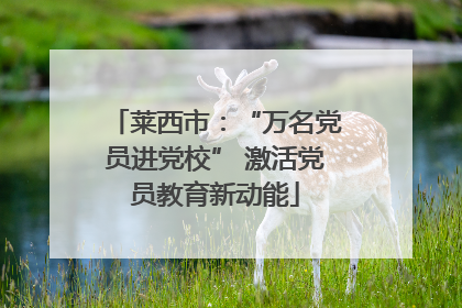 莱西市：“万名党员进党校” 激活党员教育新动能