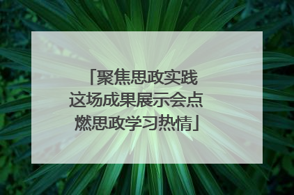 聚焦思政实践 这场成果展示会点燃思政学习热情