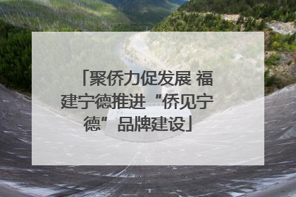 聚侨力促发展 福建宁德推进“侨见宁德”品牌建设
