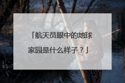 航天员眼中的地球家园是什么样子？