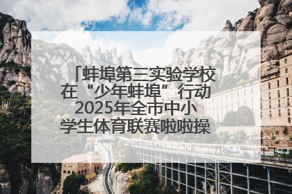 蚌埠第三实验学校在“少年蚌埠”行动2025年全市中小学生体育联赛啦啦操比赛中获佳绩