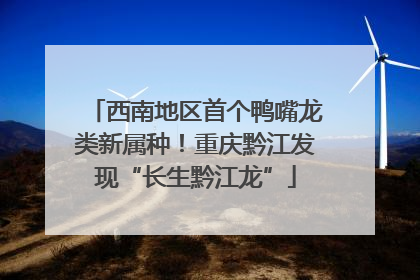西南地区首个鸭嘴龙类新属种！重庆黔江发现“长生黔江龙”