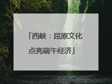 西峡：屈原文化点亮端午经济