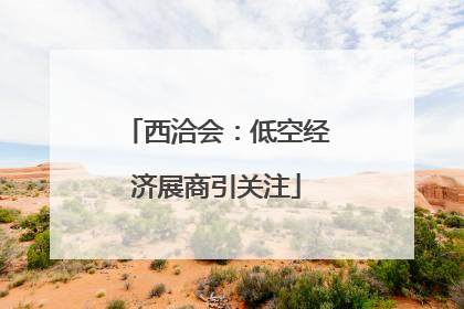 西洽会：低空经济展商引关注