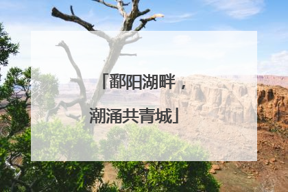 鄱阳湖畔，潮涌共青城