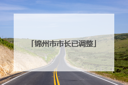 锦州市市长已调整