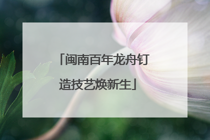 闽南百年龙舟钉造技艺焕新生