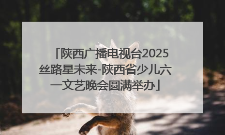 陕西广播电视台2025丝路星未来-陕西省少儿六一文艺晚会圆满举办