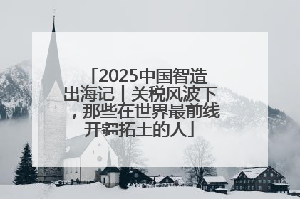 2025中国智造出海记丨关税风波下，那些在世界最前线开疆拓土的人