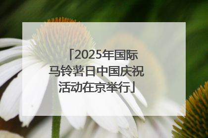2025年国际马铃薯日中国庆祝活动在京举行