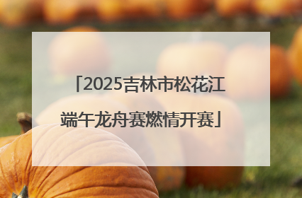 2025吉林市松花江端午龙舟赛燃情开赛