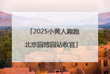 2025小黄人趣跑北京园博园站收官