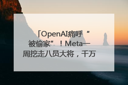 OpenAI痛呼“被偷家”！Meta一周挖走八员大将，千万美元薪酬战开打
